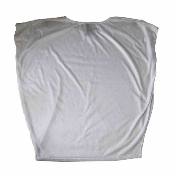 Go Couture Small White Sleeveless Tee - Picture 2 of 13